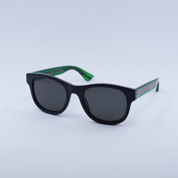 🕶️ New Gucci GG0003SN 006 Polarized Sunglasses - Black Frame, Grey Lenses